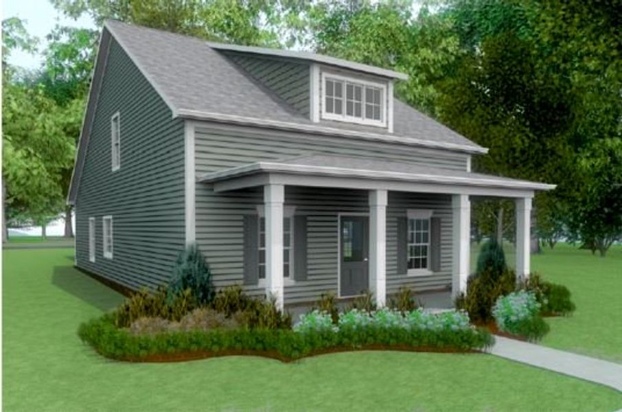 Representative exterior photo of a completed home built from the The Edison by Smithbilt Homes in The Preserve, Oak Ridge, TN (Image 4). Representative exterior photo of a completed home built from the The Edison by Smithbilt Homes in The Preserve, Oak Ridge, TN (Image 4).