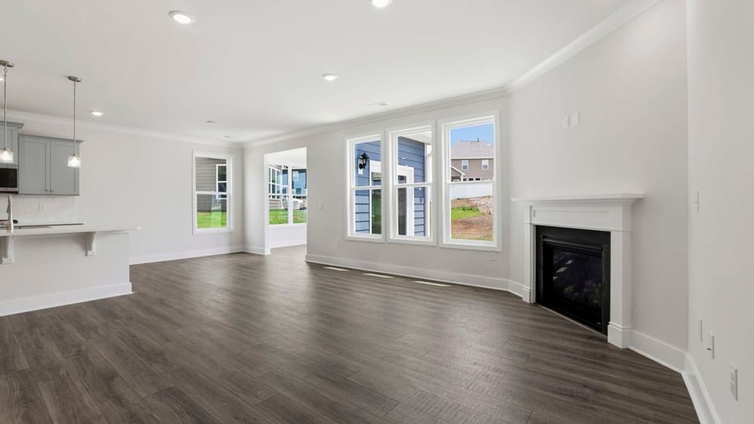 Spacious, unfurnished interior of a new home in Adams Glen, Greenville (Image 28). Spacious, unfurnished interior of a new home in Adams Glen, Greenville (Image 28).