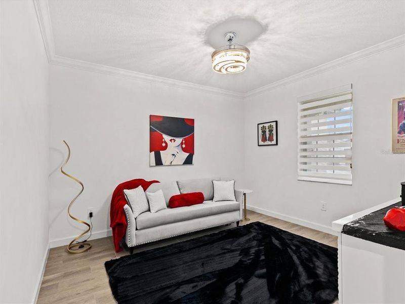 Furnished interior view inside a new home in Southshore Bay Active Adult, Wimauma (Image 38).