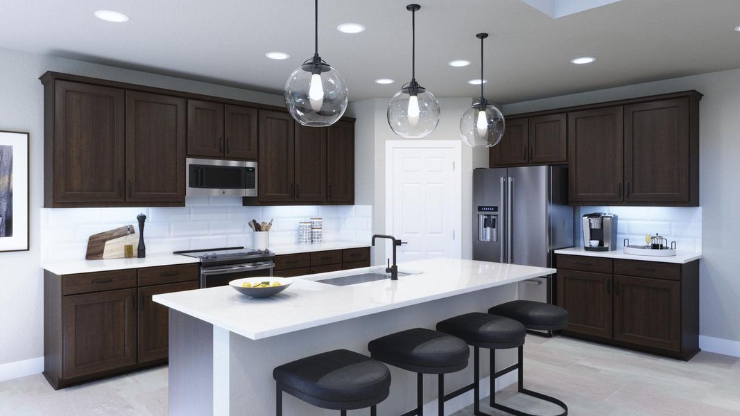 Kitchen - Alexandria at Brack Ranch in St. Cloud, FL by Landsea Homes