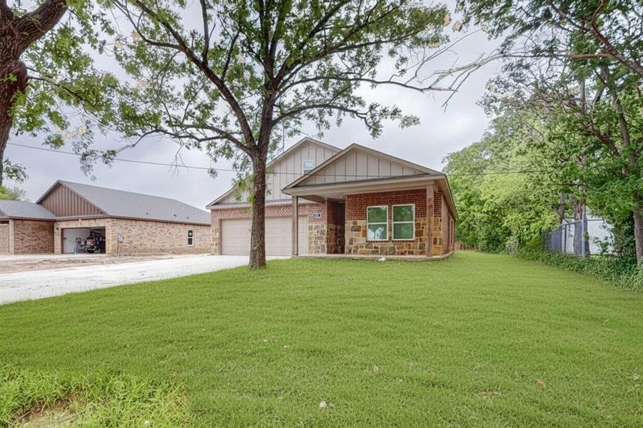Exterior details and patio area of a home in , Terrell (Image 3). Exterior details and patio area of a home in , Terrell (Image 3).