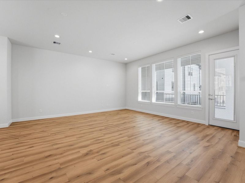 Living Room with Tons of Natural Light
