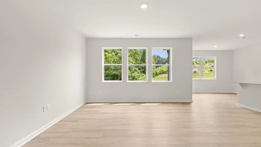 Representative unfurnished interior of a home built from the Darwin by D.R. Horton in Oaks at Cedar Grove, Fairburn (Image 14).
