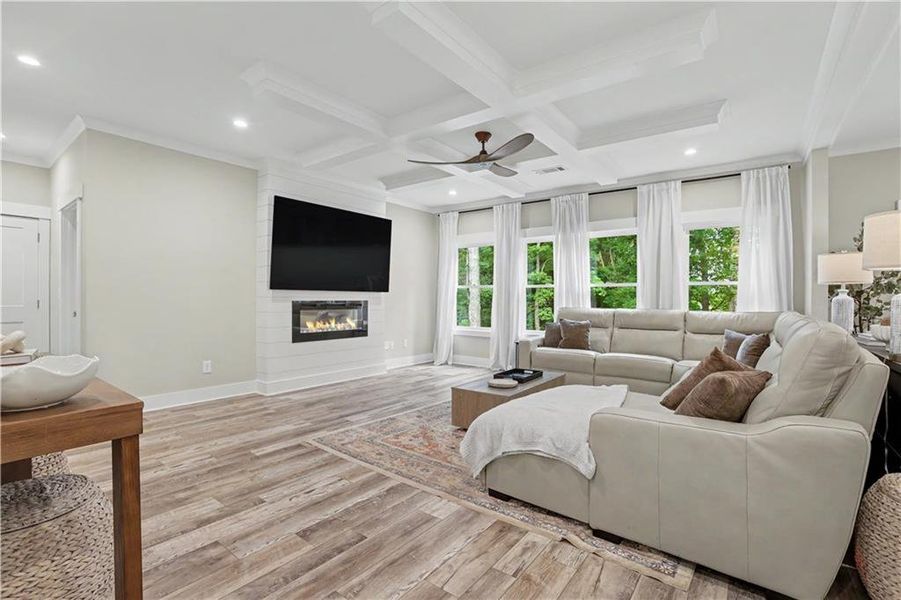 Furnished interior view inside a new home in , Hoschton (Image 19).