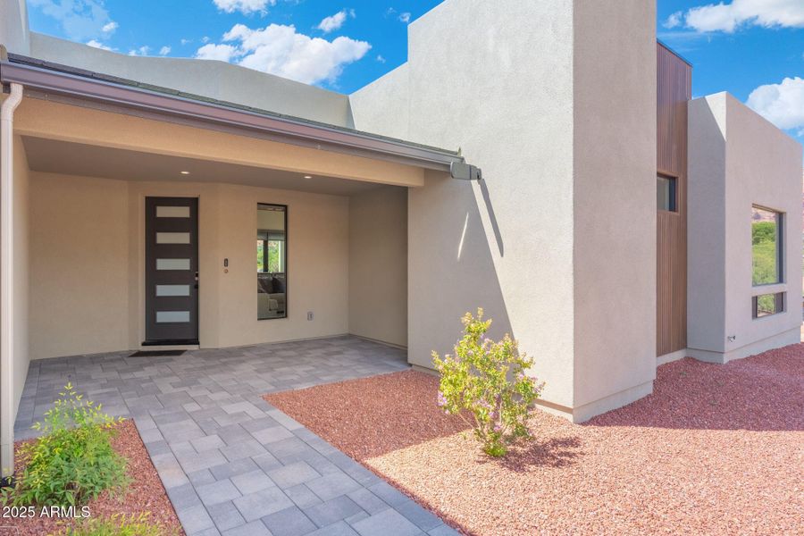 View on Main House Entry View on Main House Entry