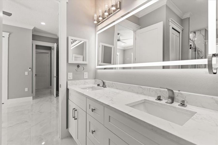 Furnished interior view inside a new home in , Clermont (Image 10). Furnished interior view inside a new home in , Clermont (Image 10).