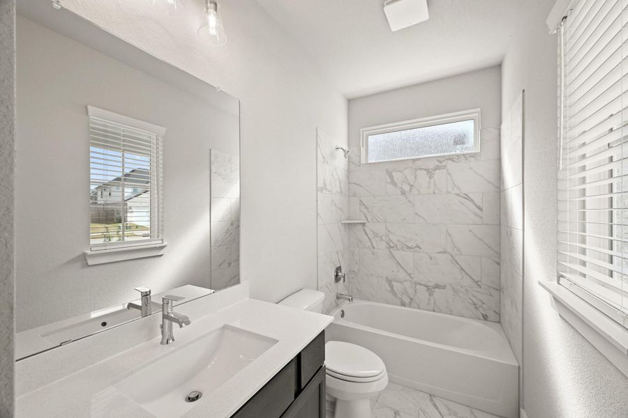 Furnished interior view inside a new home in Barton Creek Ranch, Conroe (Image 6). Furnished interior view inside a new home in Barton Creek Ranch, Conroe (Image 6).