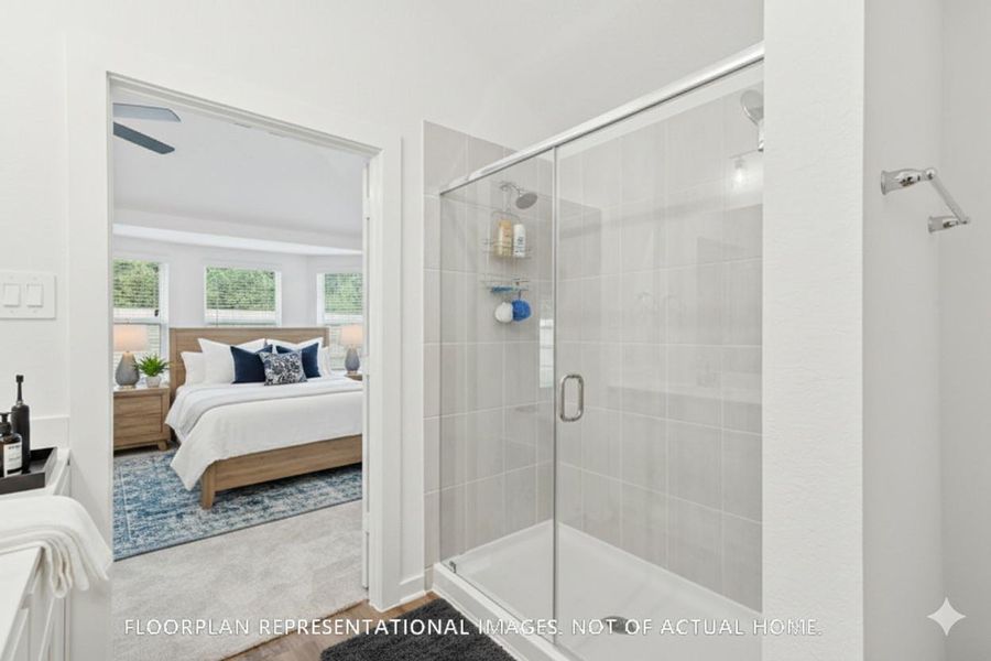 Furnished interior view inside a new home in Ambrose, La Marque (Image 9).