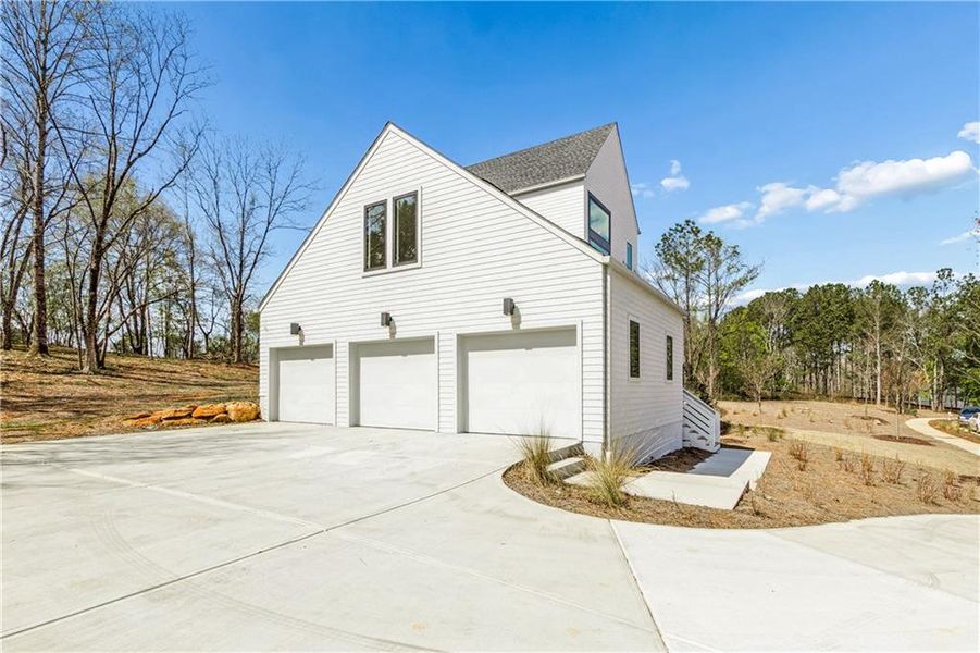 Front exterior of a new home in , Roswell, GA, highlighting curb appeal (Image 27).