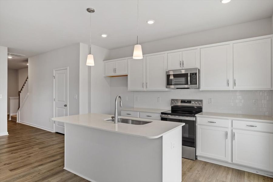Furnished interior view inside a new home in Sweetbrier, Durham (Image 9).
