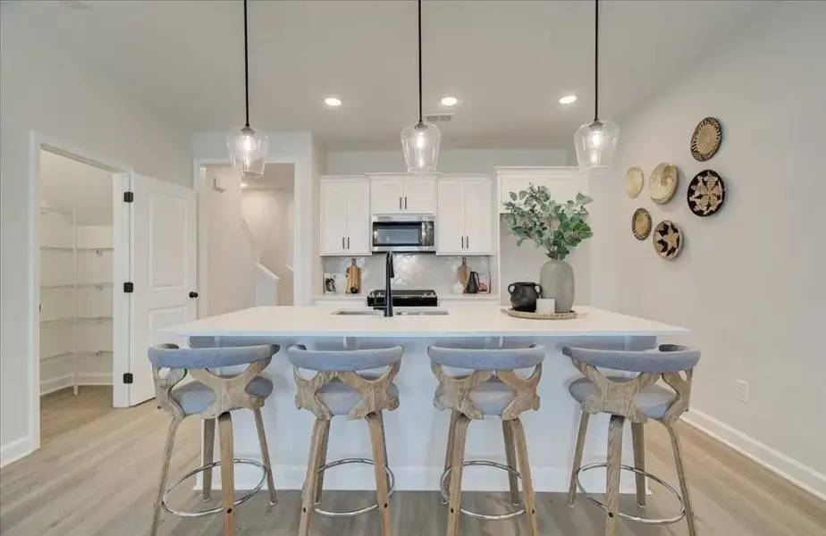 Furnished interior view inside a new home in East Park Village, Kennesaw (Image 4).