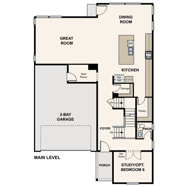 2D floor plan layout for the Shenandoah by Century Communities in Parkdale Commons, Lafayette, CO (Image 5). 2D floor plan layout for the Shenandoah by Century Communities in Parkdale Commons, Lafayette, CO (Image 5).