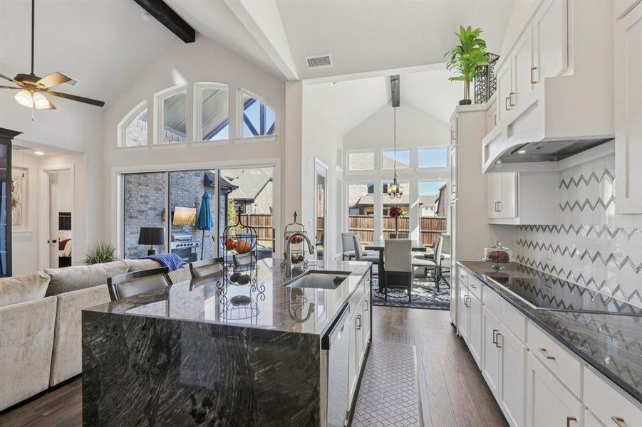 Furnished interior view inside a new home in , Northlake (Image 18).
