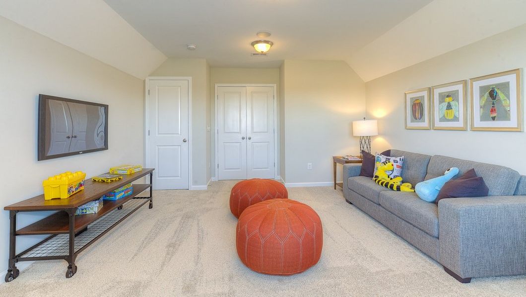Representative furnished interior of a home built from the Fleetwood by D.R. Horton in Chumley Estates, Reidville (Image 51). Representative furnished interior of a home built from the Fleetwood by D.R. Horton in Chumley Estates, Reidville (Image 51).