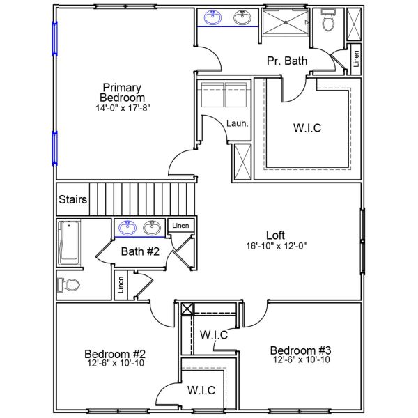 2D floor plan layout of this home in Mayfair Village, Spartanburg, SC (Image 3). 2D floor plan layout of this home in Mayfair Village, Spartanburg, SC (Image 3).