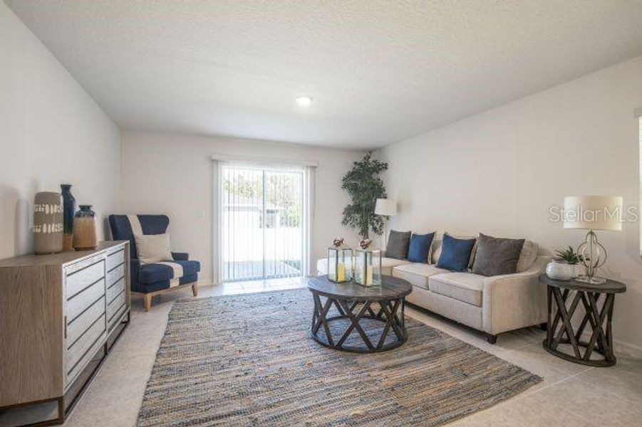 Furnished interior view inside a new home in Royal Highlands, Weeki Wachee (Image 8).