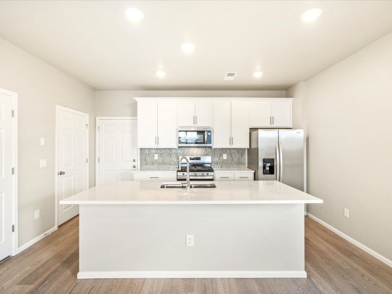 LiVE.NOW Woodland interior image at a Meritage Homes community in Aurora,CO.