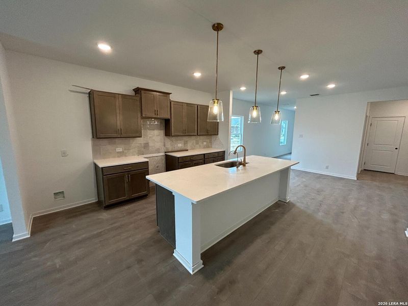 Furnished interior view inside a new home in Meadows at Hennersby Hollow 40's, San Antonio (Image 11). Furnished interior view inside a new home in Meadows at Hennersby Hollow 40's, San Antonio (Image 11).
