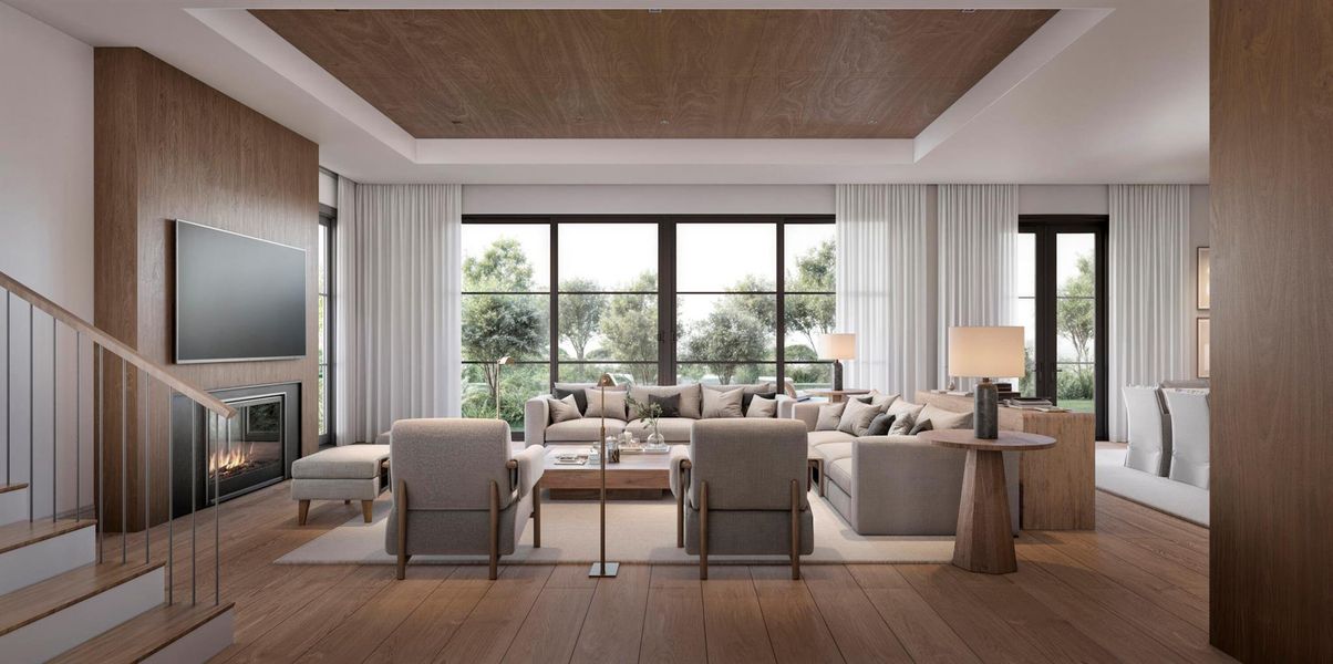 Furnished interior view inside a new home in , Boca Raton (Image 32).