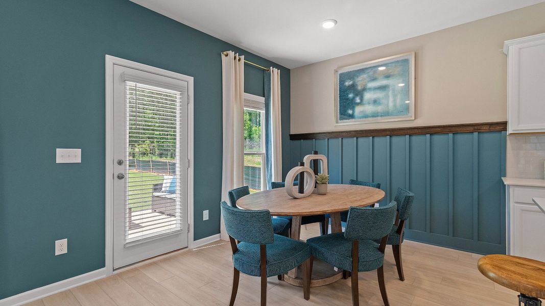 Furnished interior view inside a new home in Enclave at Evergreen, Fairburn (Image 10). Furnished interior view inside a new home in Enclave at Evergreen, Fairburn (Image 10).