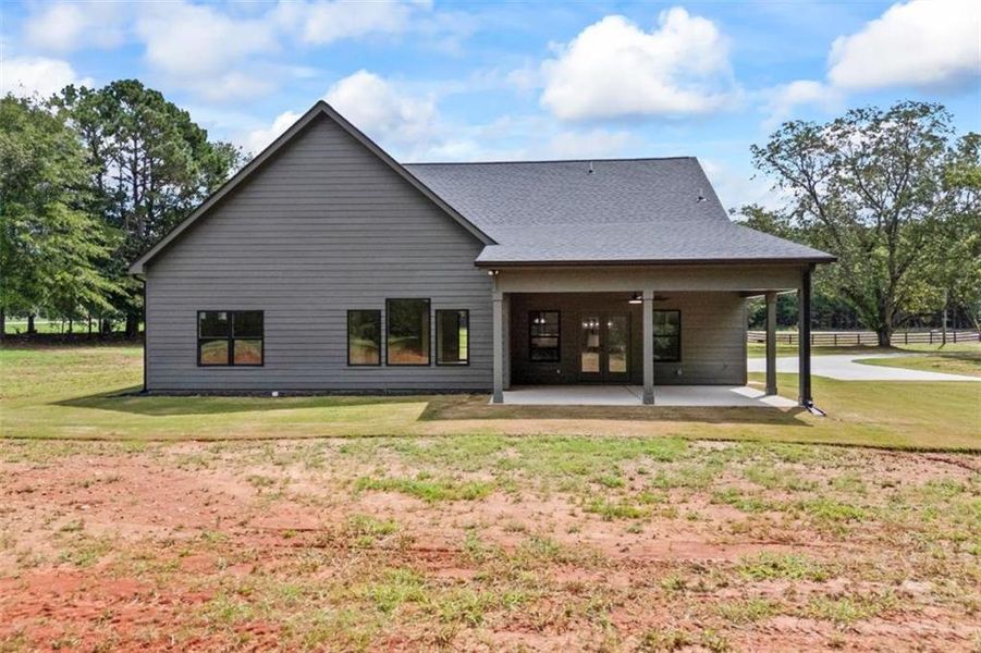 Front exterior of a new home in , Monroe, GA, highlighting curb appeal (Image 30).