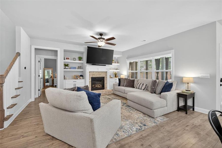 Furnished interior view inside a new home in Calgary Downs, Winder (Image 19). Furnished interior view inside a new home in Calgary Downs, Winder (Image 19).