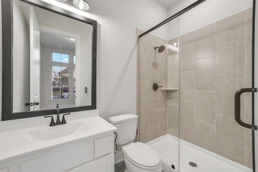 Furnished interior view inside a new home in Meridiana, Manvel (Image 19).