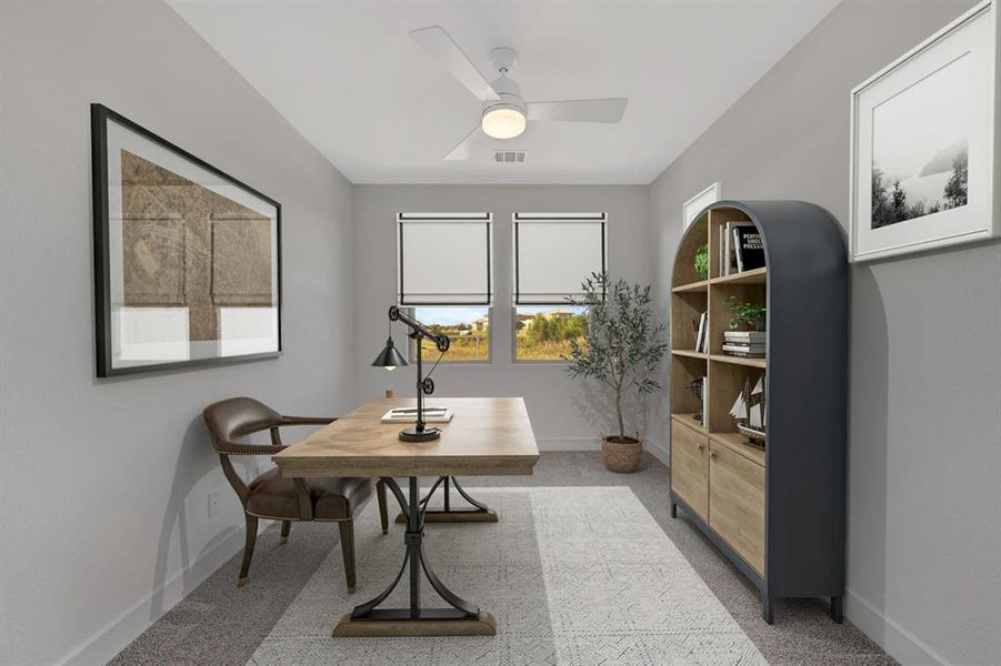 Furnished interior view inside a new home in Gateway Parks, Forney (Image 11). Furnished interior view inside a new home in Gateway Parks, Forney (Image 11).