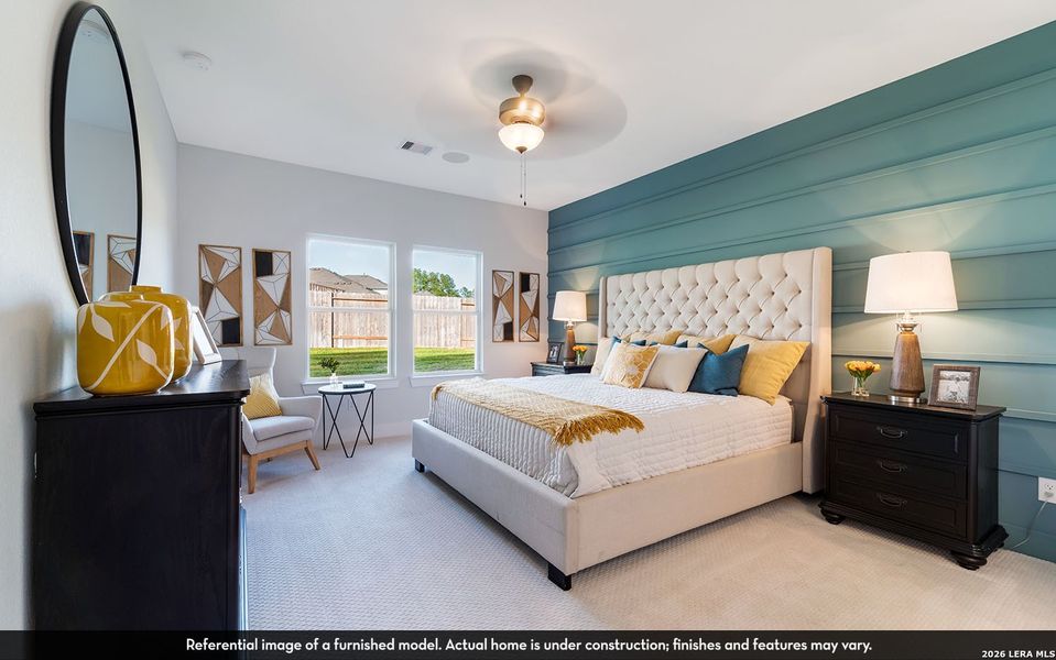 Furnished interior view inside a new home in Red Hawk Landing, San Antonio (Image 14).