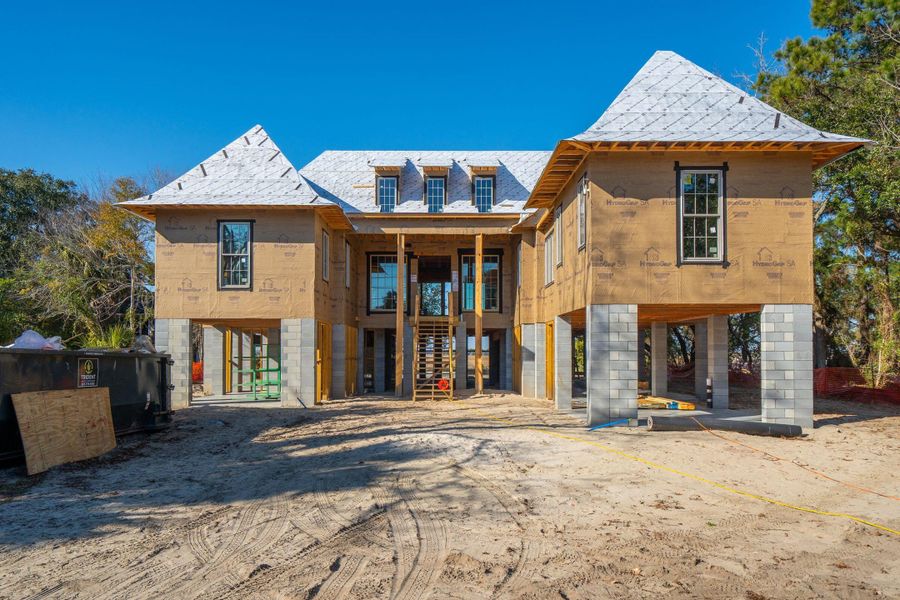 In-progress construction of a new home in , Sullivan's Island, SC (Image 13). In-progress construction of a new home in , Sullivan's Island, SC (Image 13).