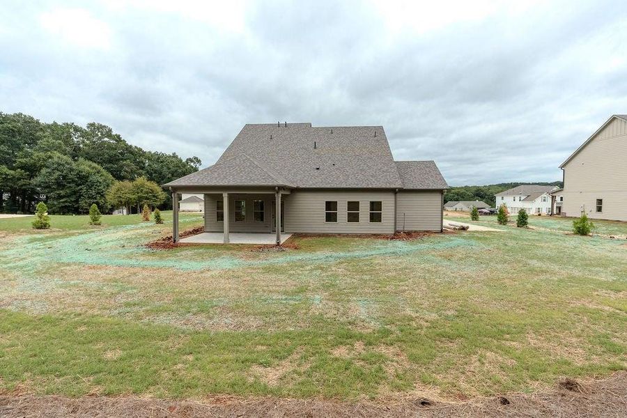 Exterior details and patio area of a home in , Hoschton (Image 4).