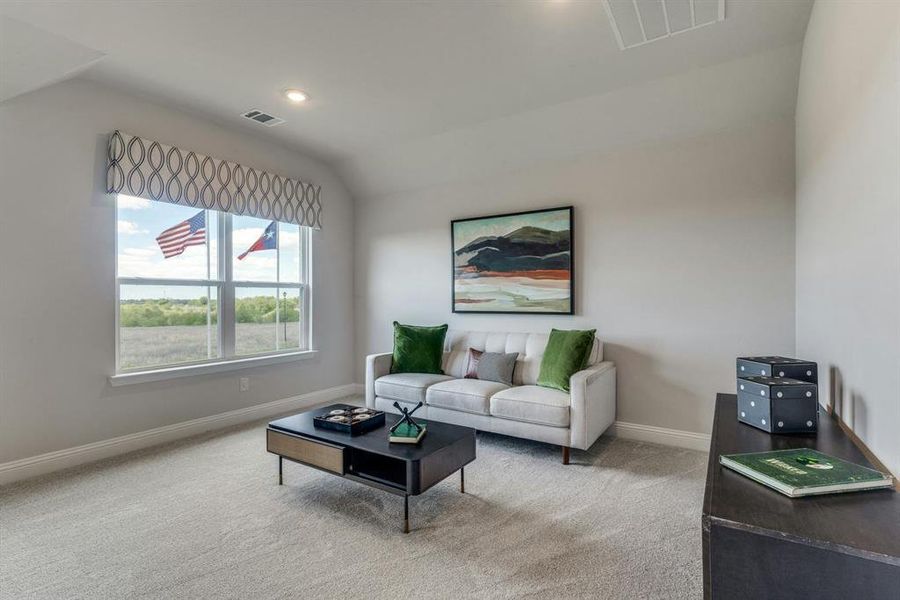 Furnished interior view inside a new home in Berkshire Estates, Mesquite (Image 24).