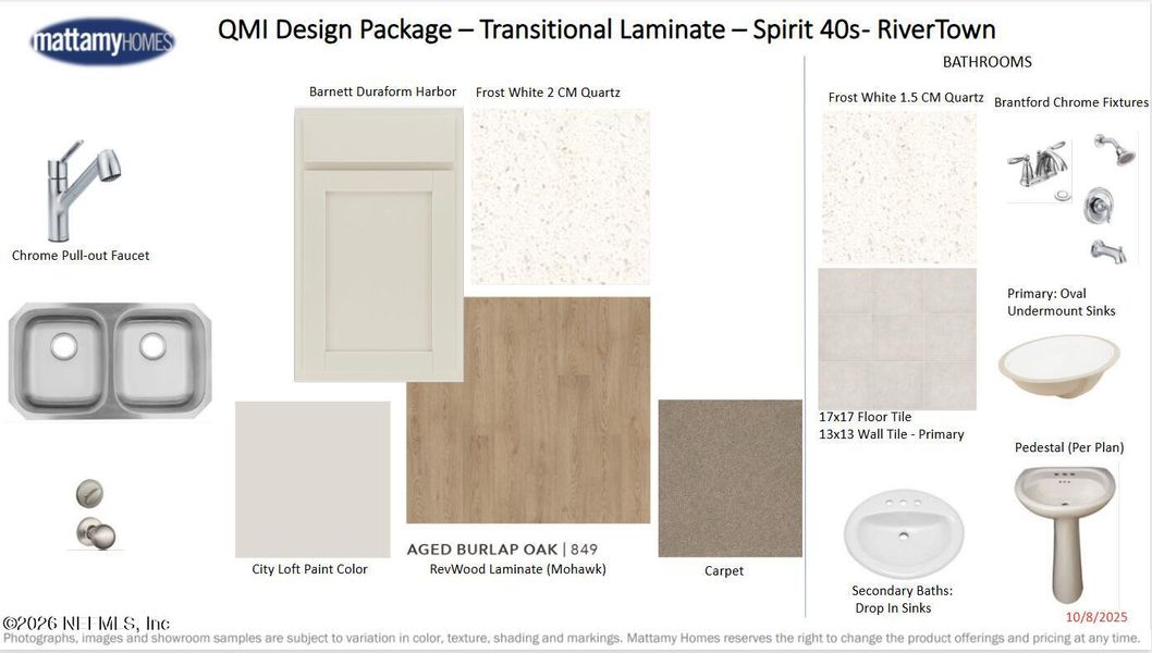 Sample of building materials used in homes in RiverTown, St. Johns (Image 5).
