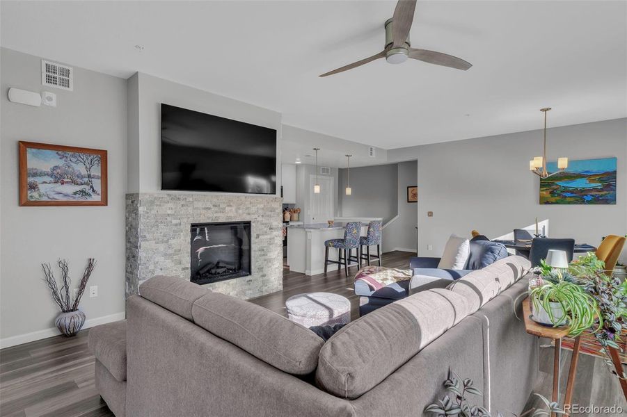 Living Room Fireplace