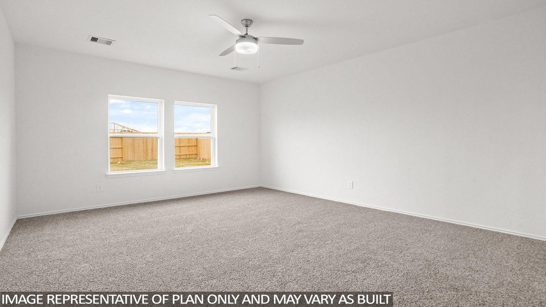 Spacious, unfurnished interior of a new home in Cypress Green, Tomball (Image 14).