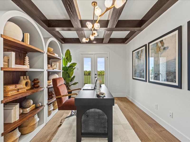 Furnished interior view inside a new home in Nelson Lake Estates, Rockwall (Image 40).