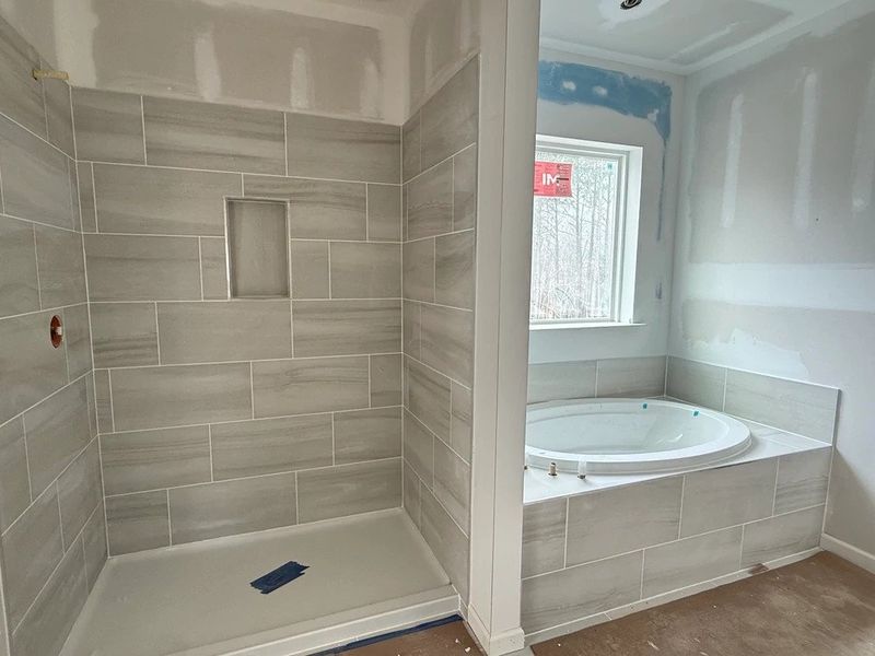 In-progress construction of a new home in The Point, Rolesville, NC (Image 18).