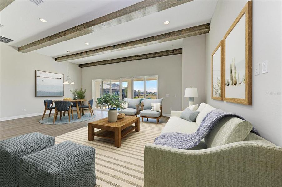 Furnished interior view inside a new home in North River Ranch, Parrish (Image 11). Furnished interior view inside a new home in North River Ranch, Parrish (Image 11).