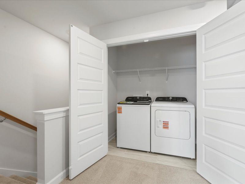 Furnished interior view inside a new home in Valentine Townes, Greer (Image 9).