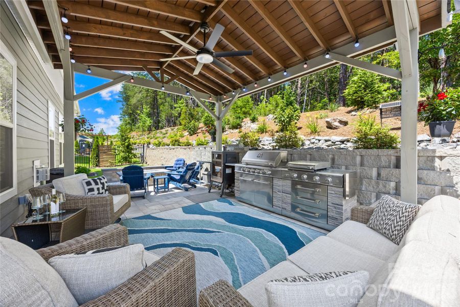 Rear Covered Patio and Designated Outdoor Kitchen Area Rear Covered Patio and Designated Outdoor Kitchen Area