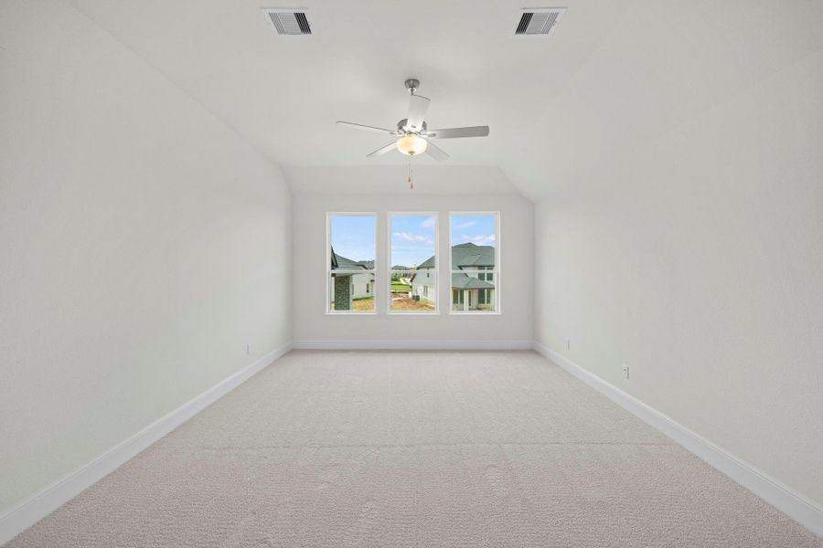 Spacious, unfurnished interior of a new home in Harvest Green, Richmond (Image 26). Spacious, unfurnished interior of a new home in Harvest Green, Richmond (Image 26).