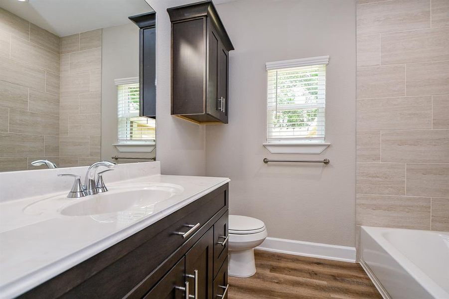 Furnished interior view inside a new home in , Houston (Image 7).