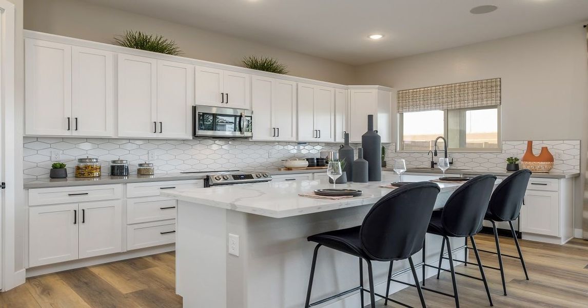 Representative furnished interior of a home built from the Camelback by William Ryan Homes in Alta Vida at Westpark, Buckeye (Image 15).