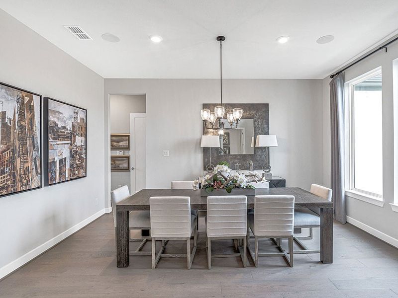 Representative furnished interior of a home built from the Palisade by Taylor Morrison in Avalon at Friendswood, Friendswood (Image 5).