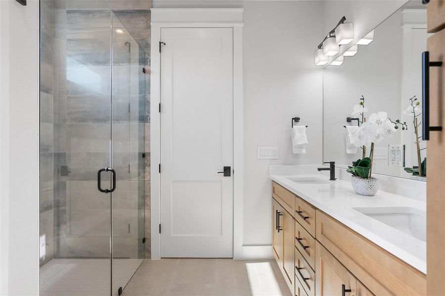 Furnished interior view inside a new home in , Austin (Image 13). Furnished interior view inside a new home in , Austin (Image 13).