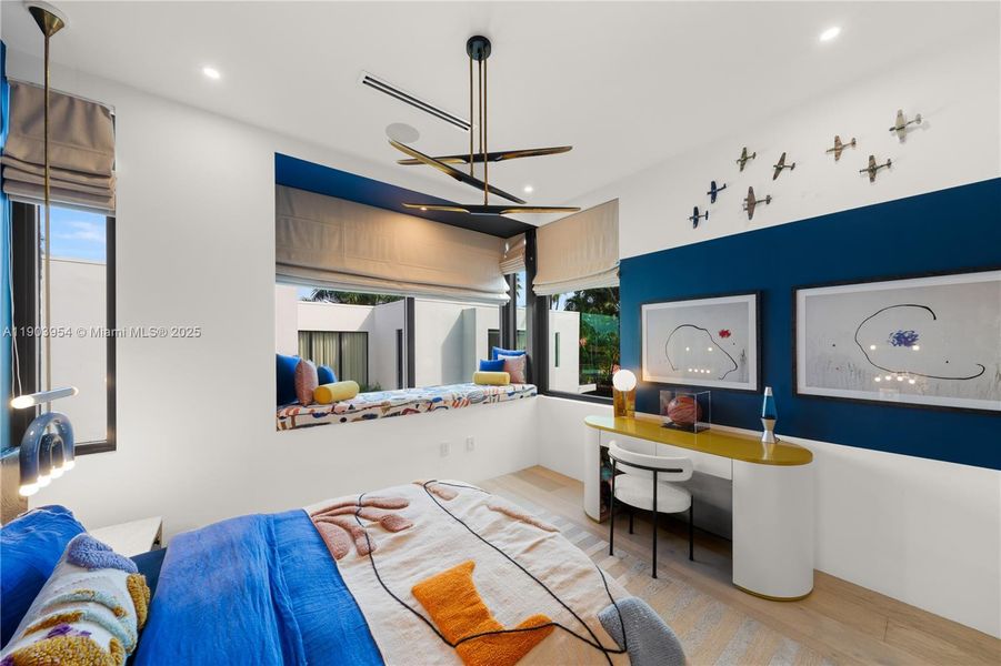 Furnished interior view inside a new home in , Miami Beach (Image 14).