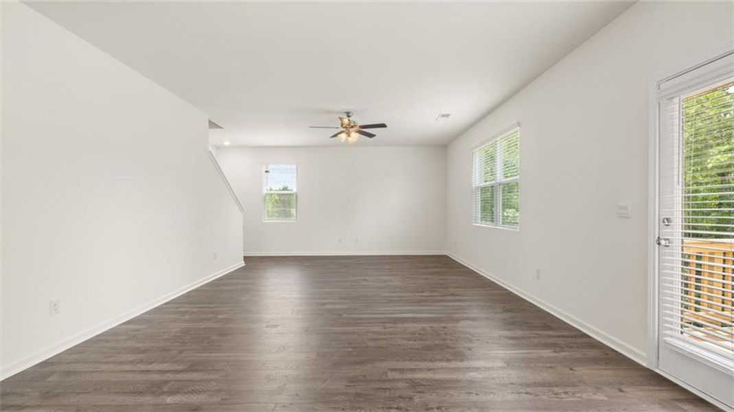 Spacious, unfurnished interior of a new home in Locust Grove Station - Cedar Ridge, Locust Grove (Image 13). Spacious, unfurnished interior of a new home in Locust Grove Station - Cedar Ridge, Locust Grove (Image 13).