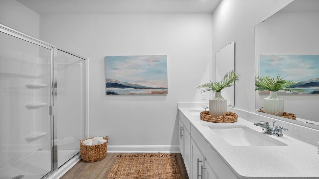 Furnished interior view inside a new home in The Retreat at East Argent, Ridgeland (Image 12).