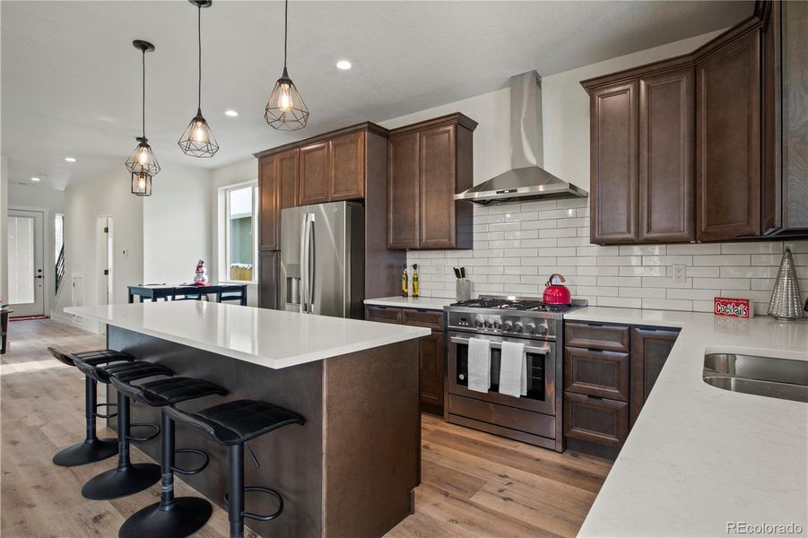 Furnished interior view inside a new home in , Denver (Image 8).