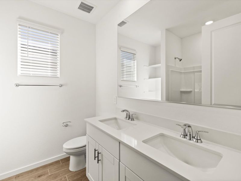 Furnished interior view inside a new home in Mountain View Estates Signature Series, Buckeye (Image 7).